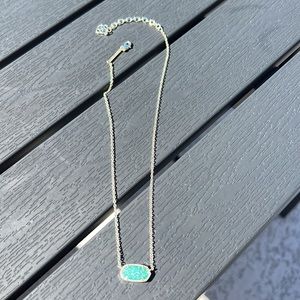 Sea Glass Color/ Gold Kendra Scott Necklace.